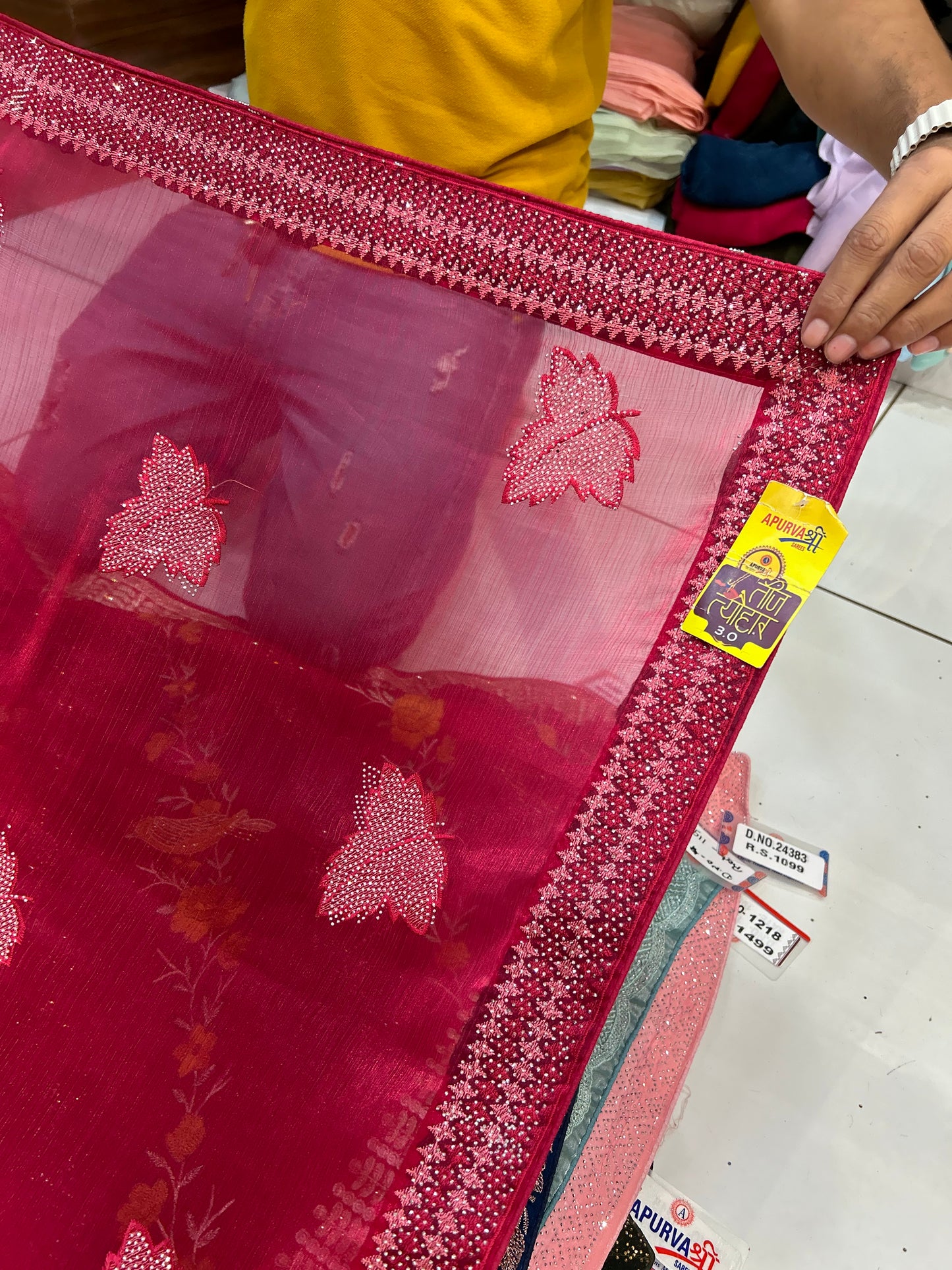 Gorgeous red saree