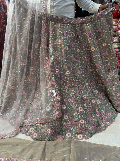 Green Beautiful Lehenga