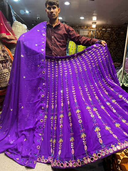 Most beautiful purple  Lehenga violet