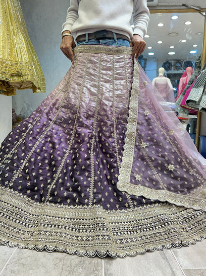 Stunning purple pink lehenga