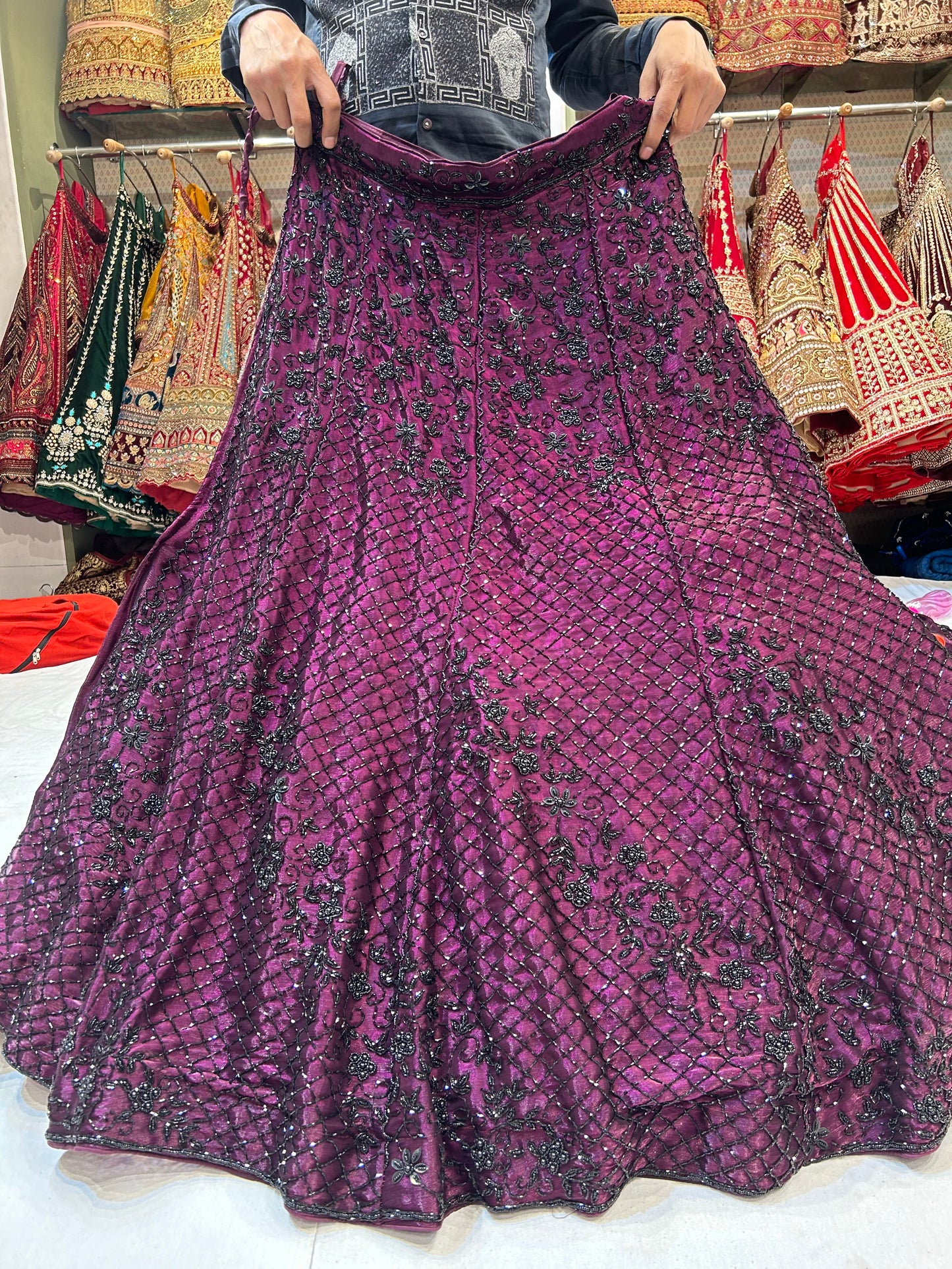 Stunning Purple Lehenga