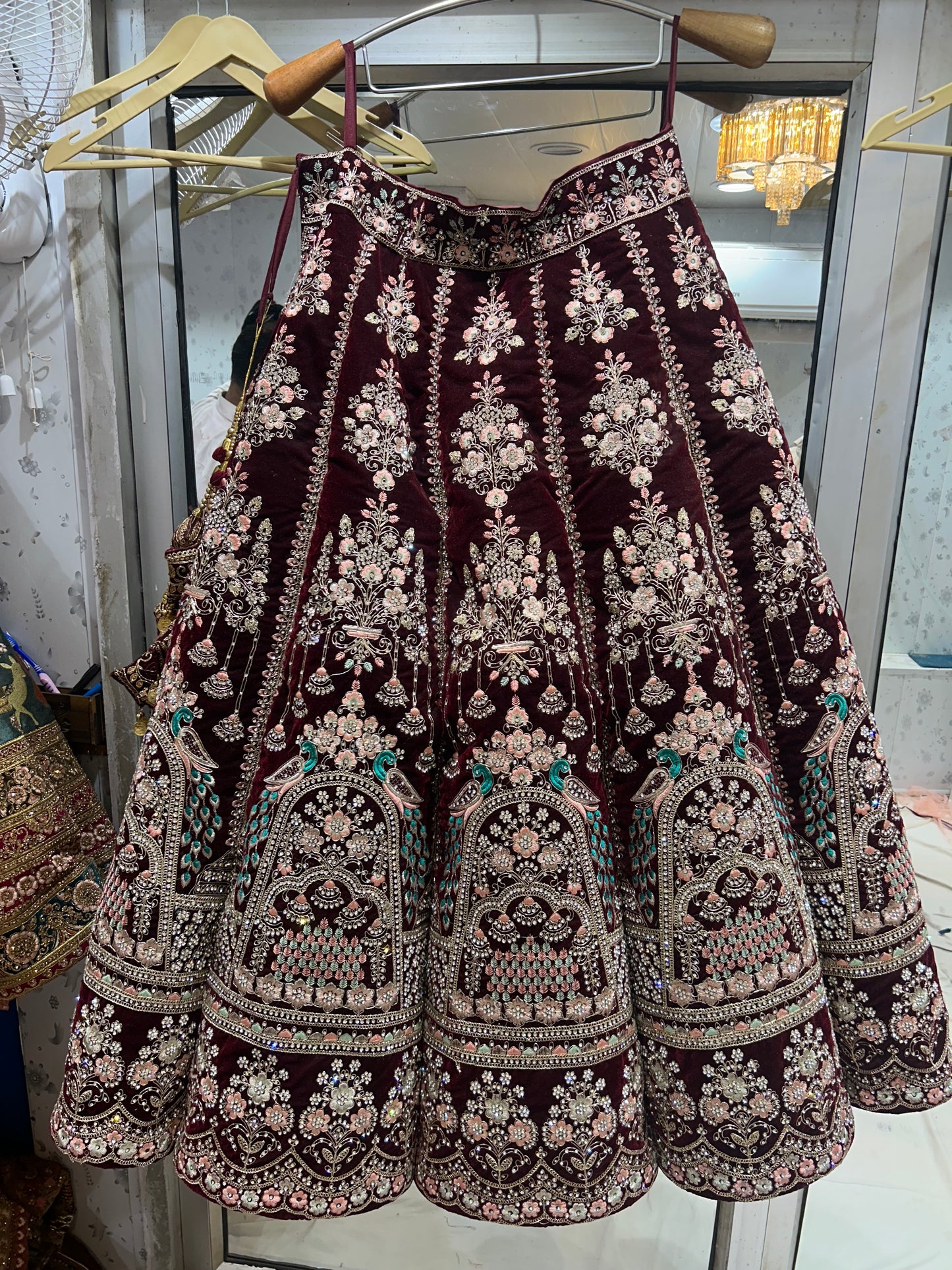 Rajwada maroon Lehenga 😍