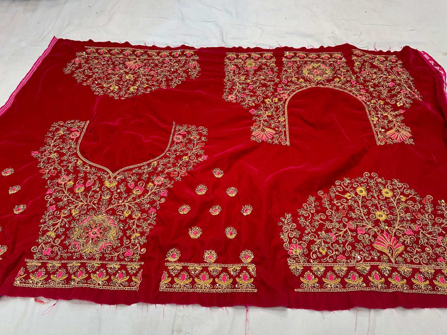 Fabulous Red Bridal Lehenga