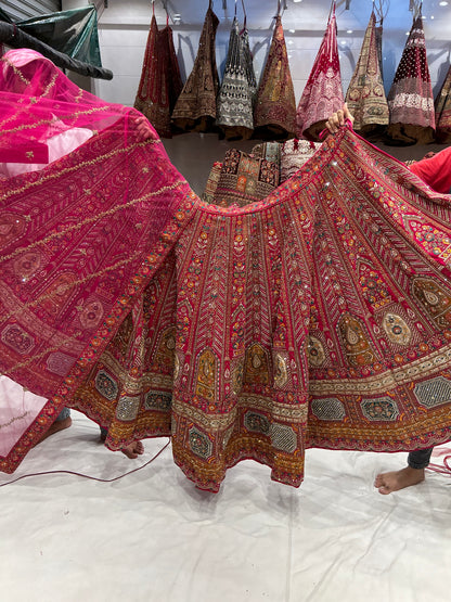 Beautiful dark pink lehenga