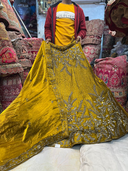 Stunning golden yellow Lehenga