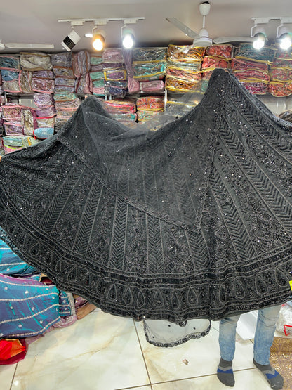 Lovely z black lehenga