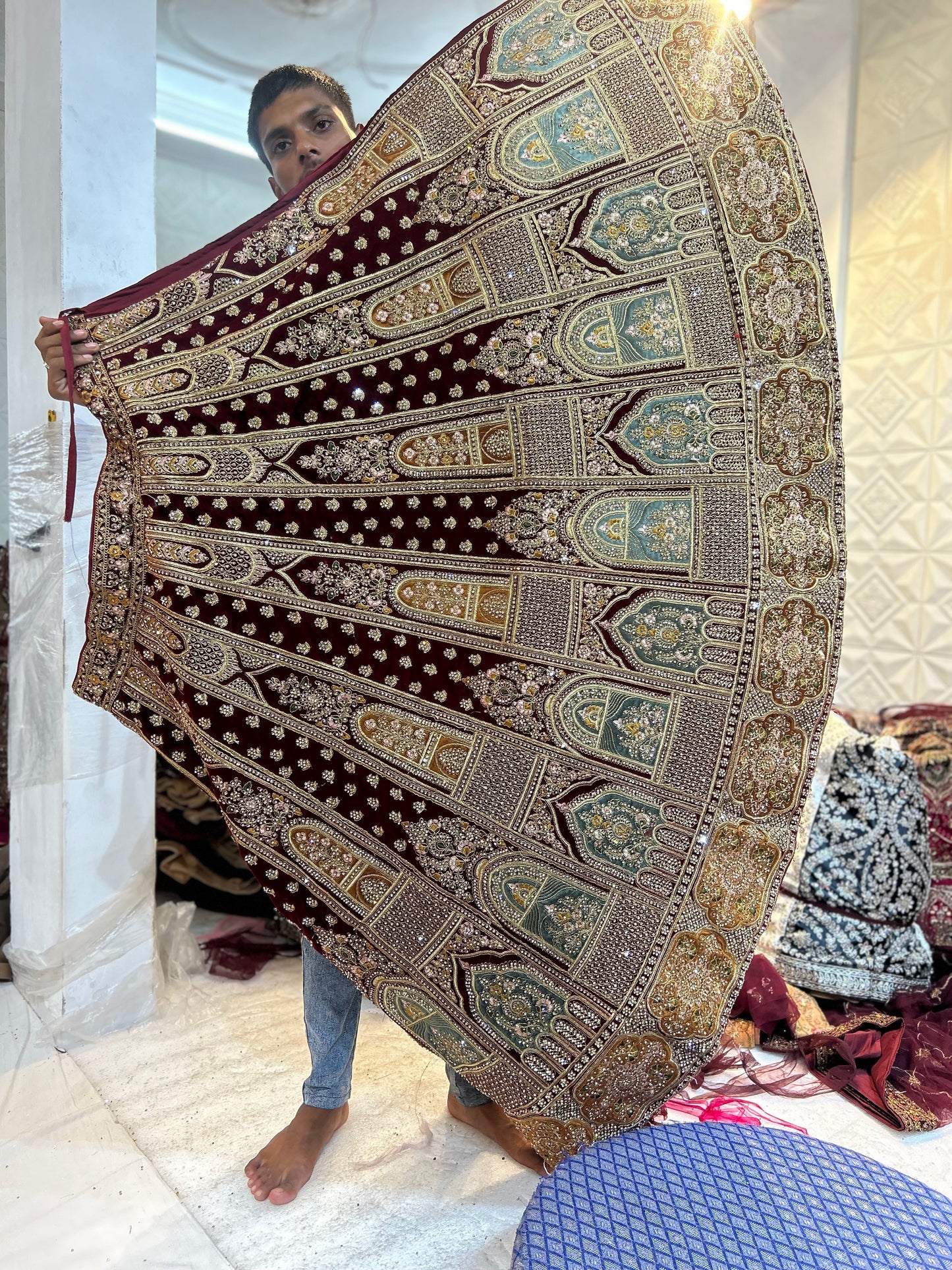 Gorgeous maroon Lehenga