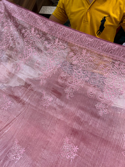 Awesome pink saree