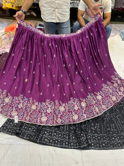 Beautiful purple lehenga