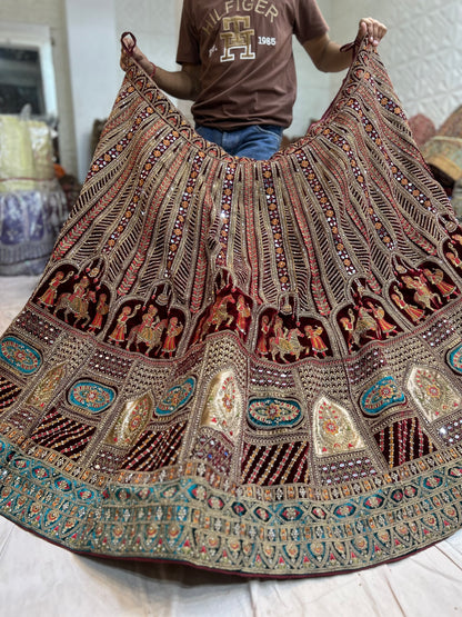 Gorgeous doli barat bridal lehenga