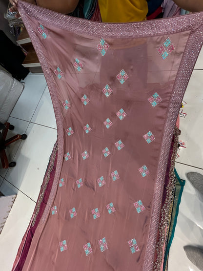 Light brown Famous saree