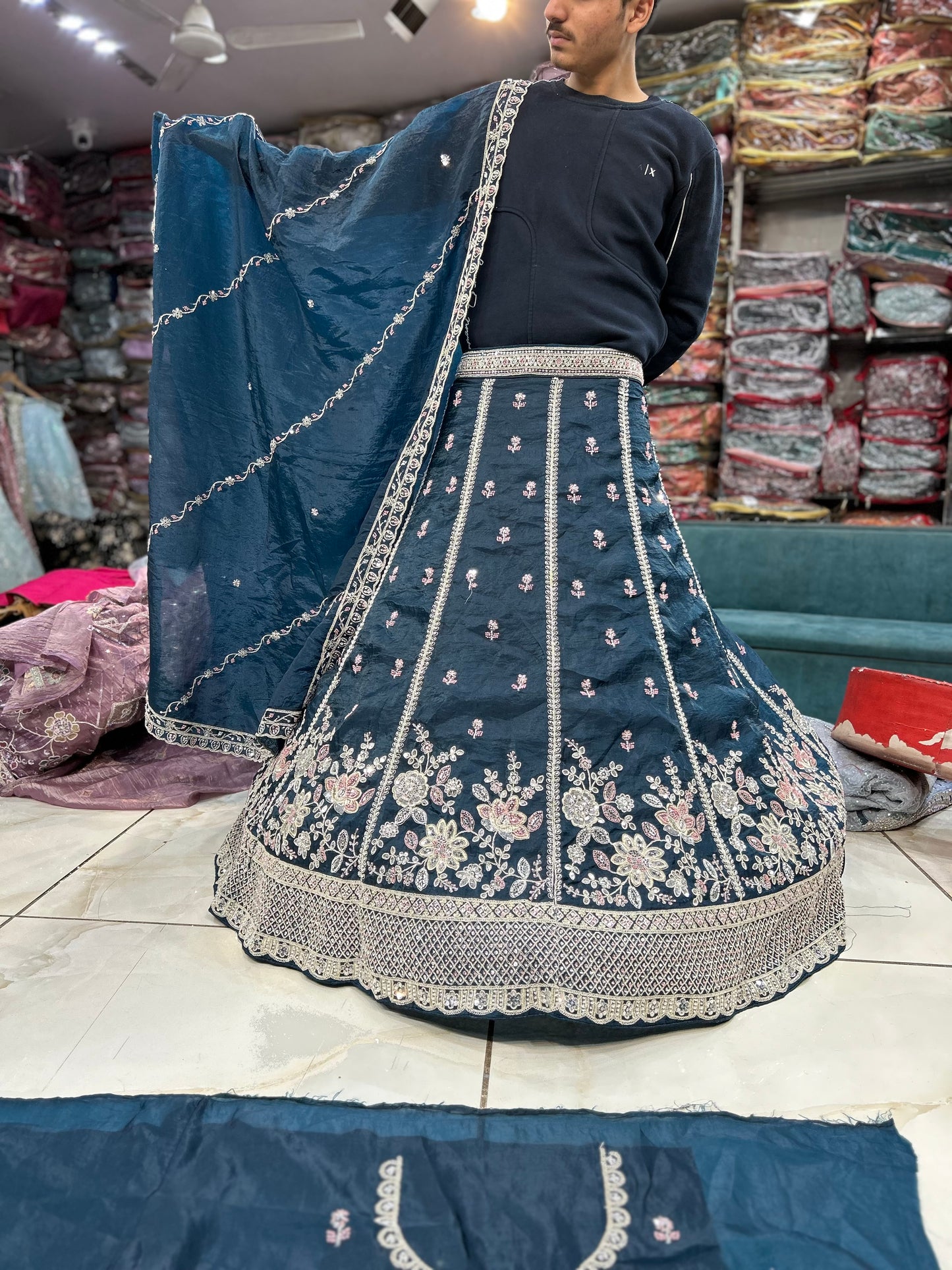 Gorgeous blue lehenga