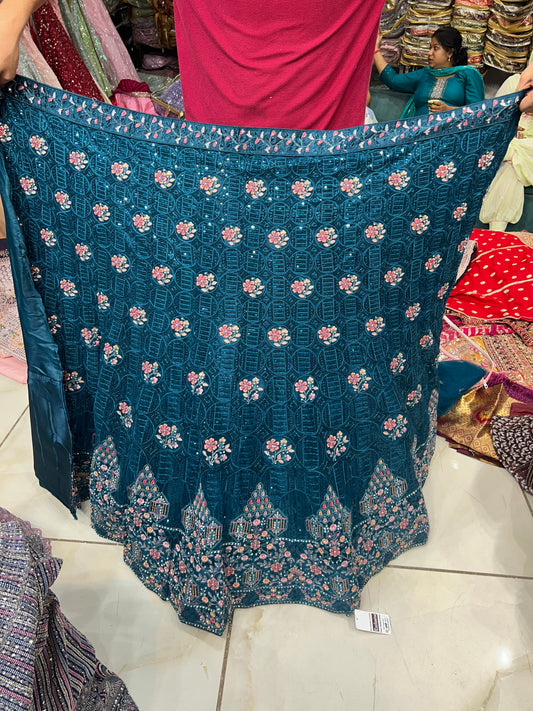 Awesome blue Lehenga