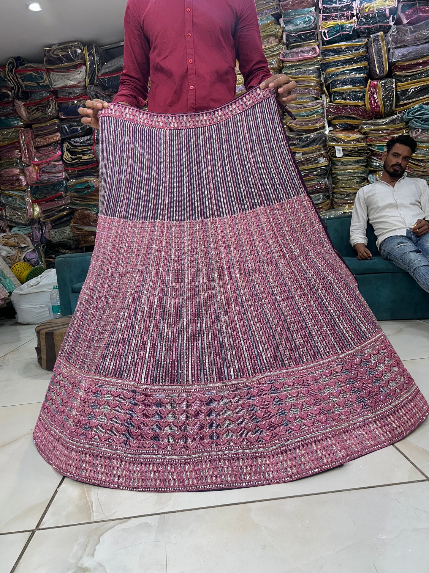 Superb pink Lehenga 🥰