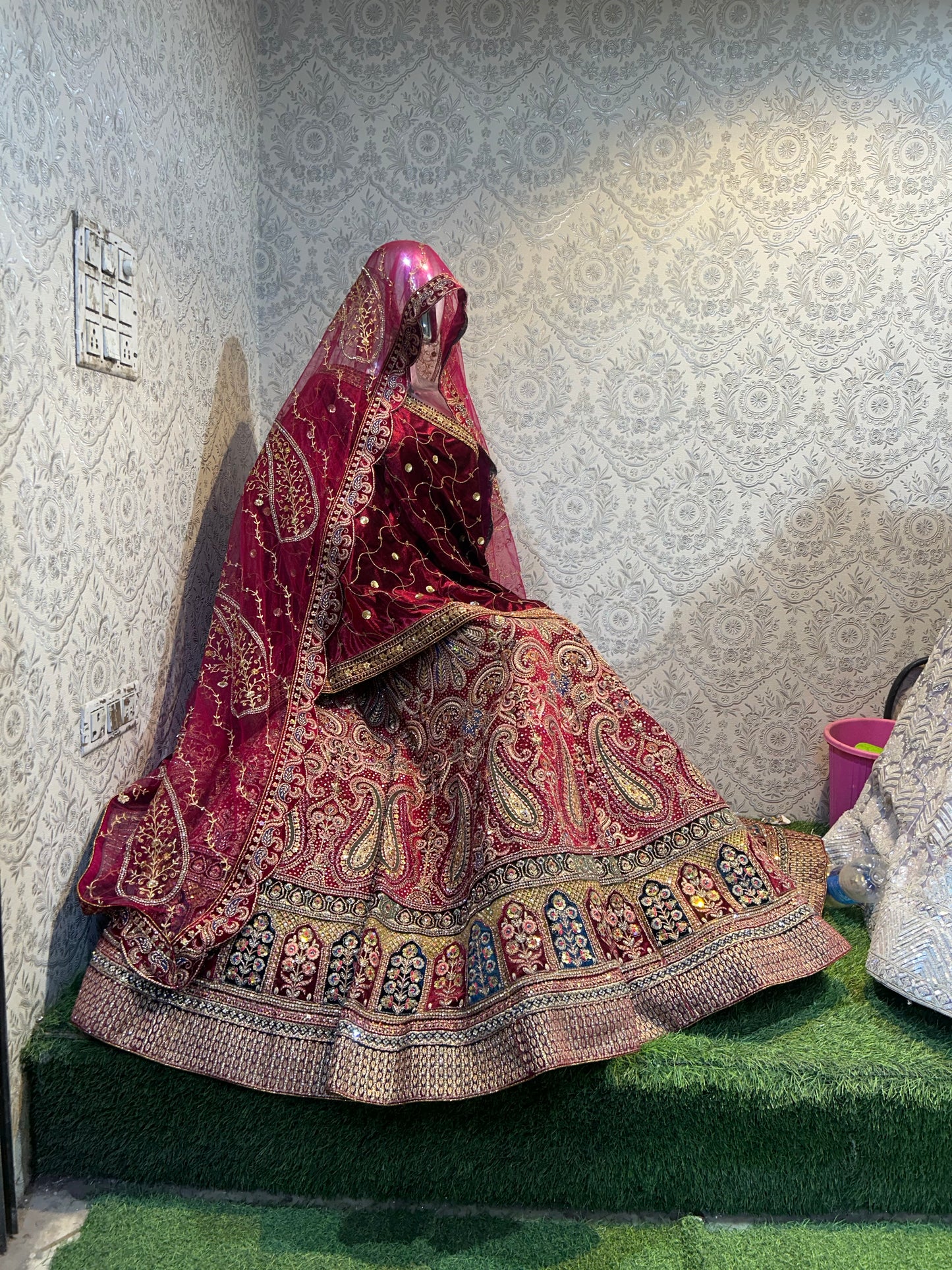 Stunning Red Lehenga