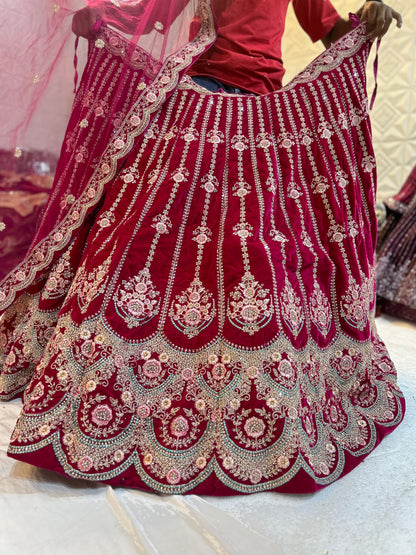 Pleasing red Lehenga