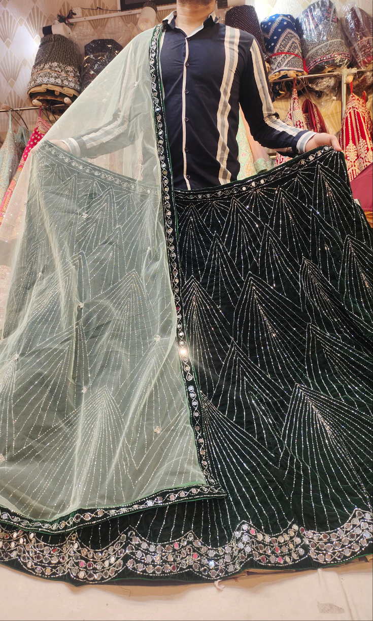 Lehenga verde