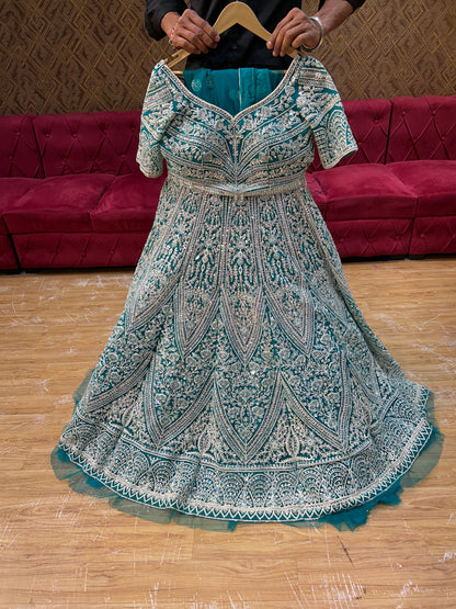 Stunning Green Lehenga