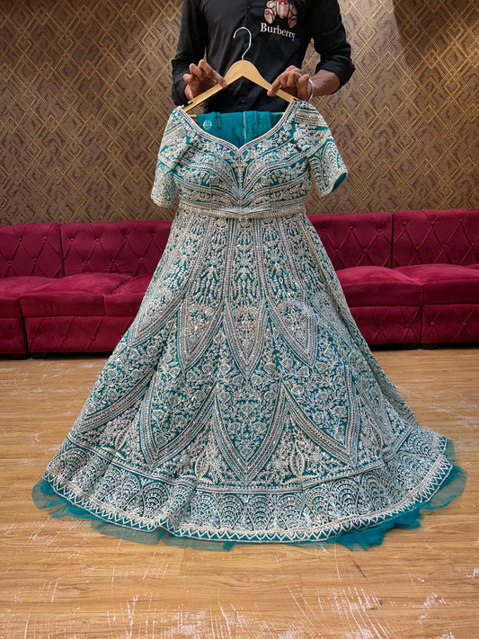 Stunning Green Lehenga