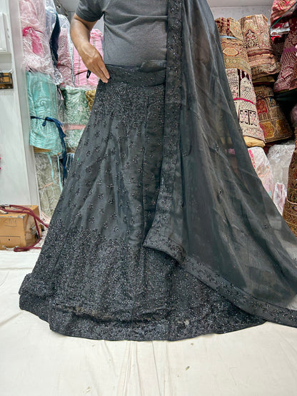 Gajab black Lehenga