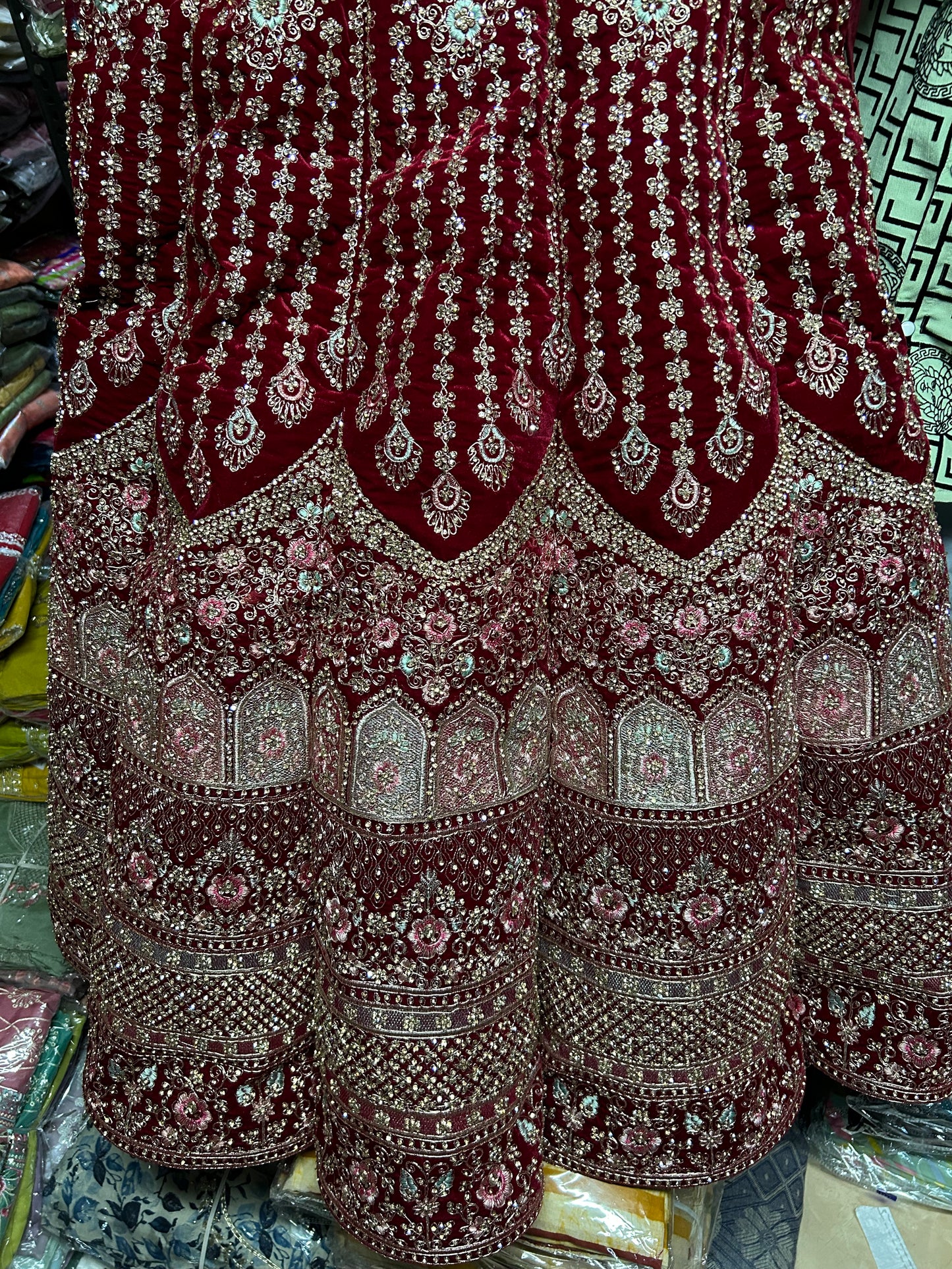 Stunning Red Lehenga