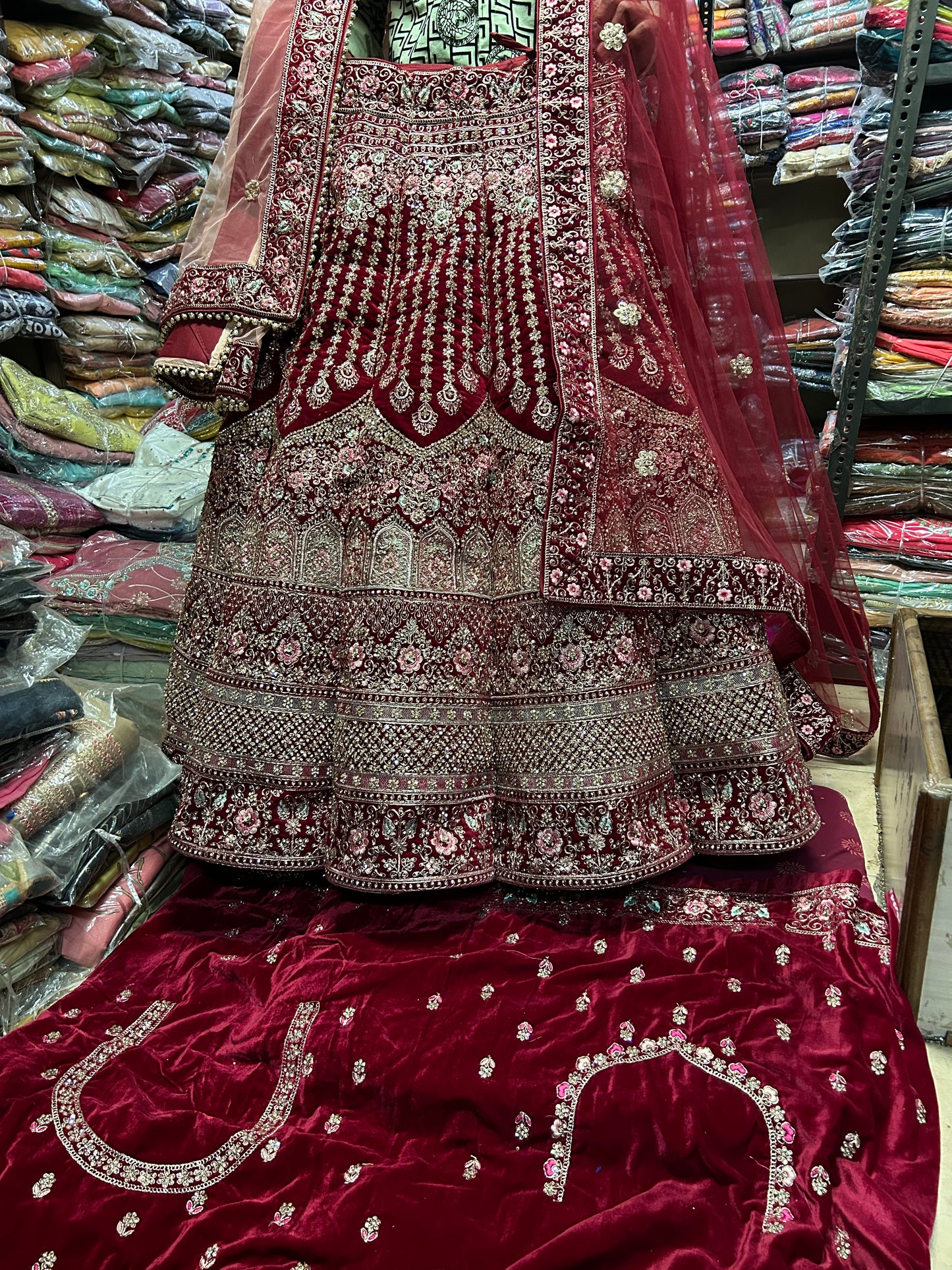 Stunning Red Lehenga