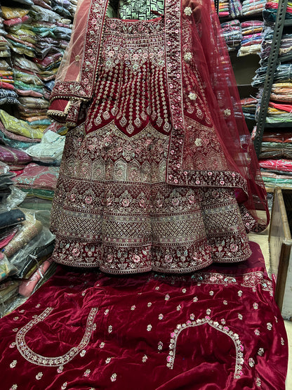 Stunning Red Lehenga