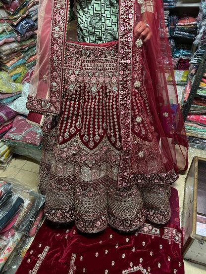 Stunning Red Lehenga