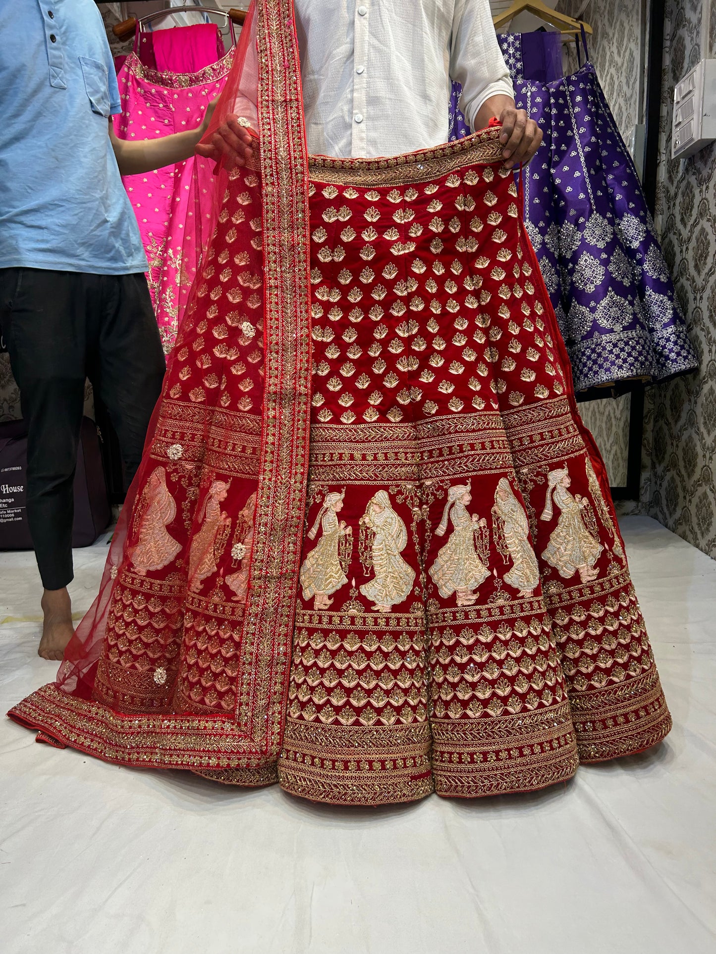 Lovely Red Lehenga