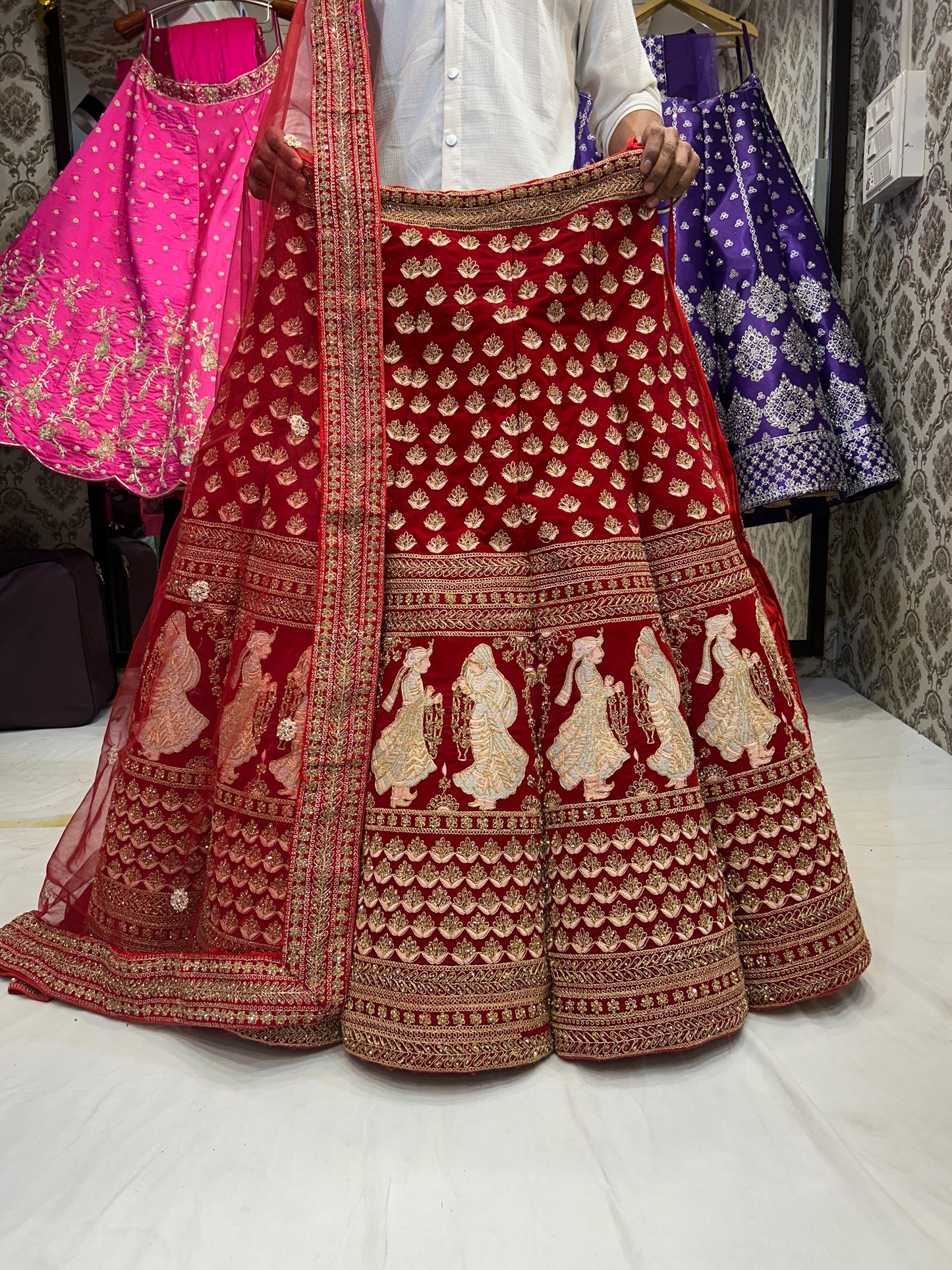 Lovely Red Lehenga