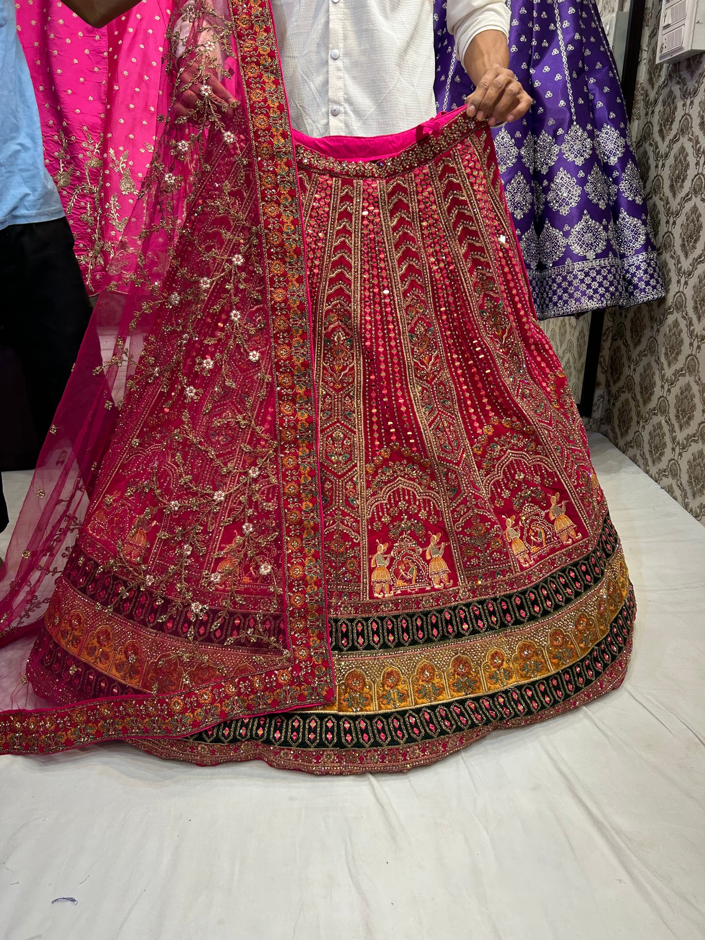 Superb Red Lehenga