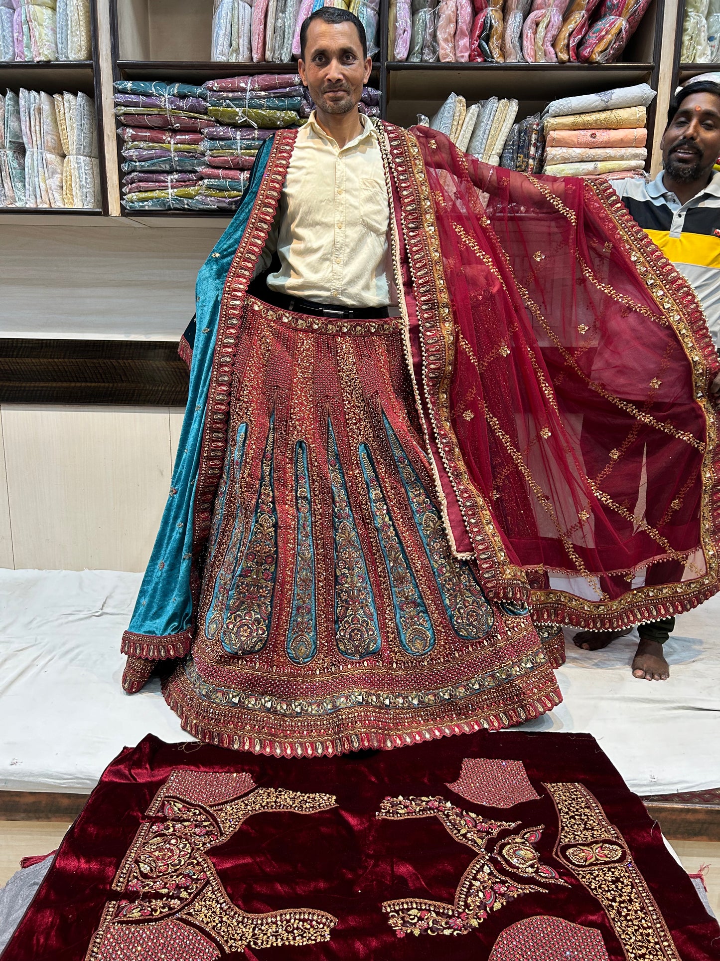 Stunning Red Lehenga