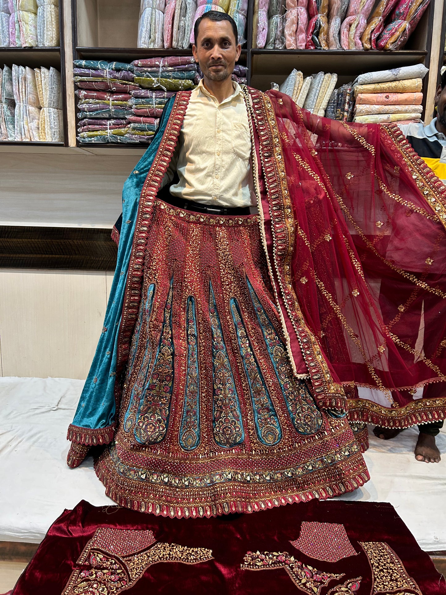 Stunning Red Lehenga