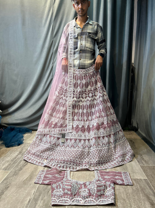 Majestic pink Lehenga