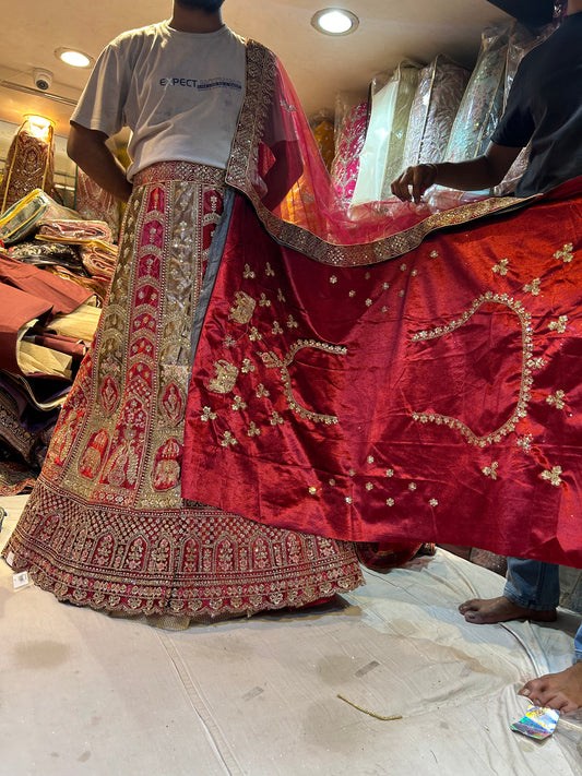 Astonishing red Lehenga