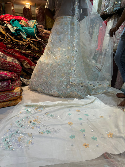 Awesome white Lehenga 😘