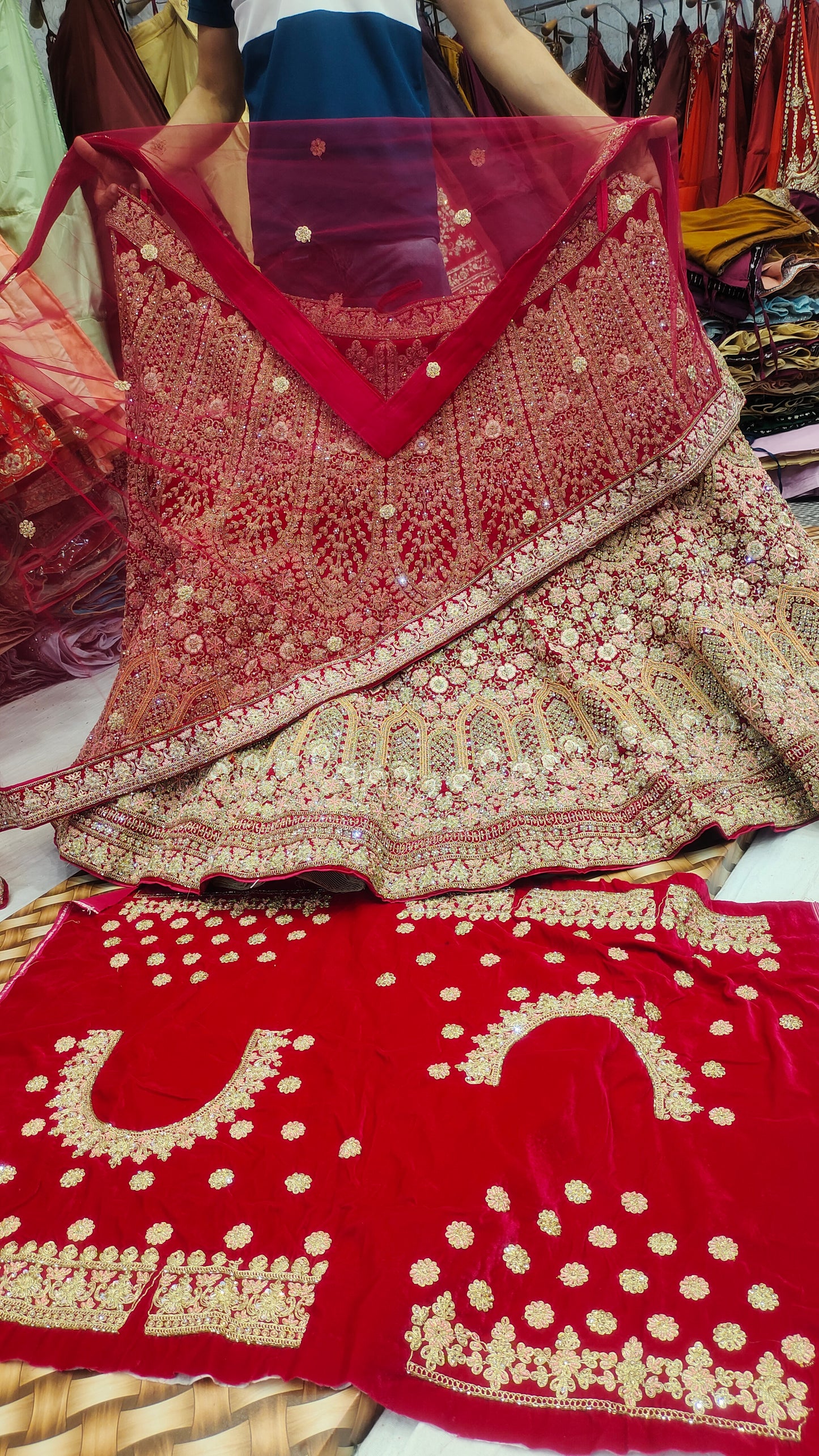 Red Bridal LEHENGA