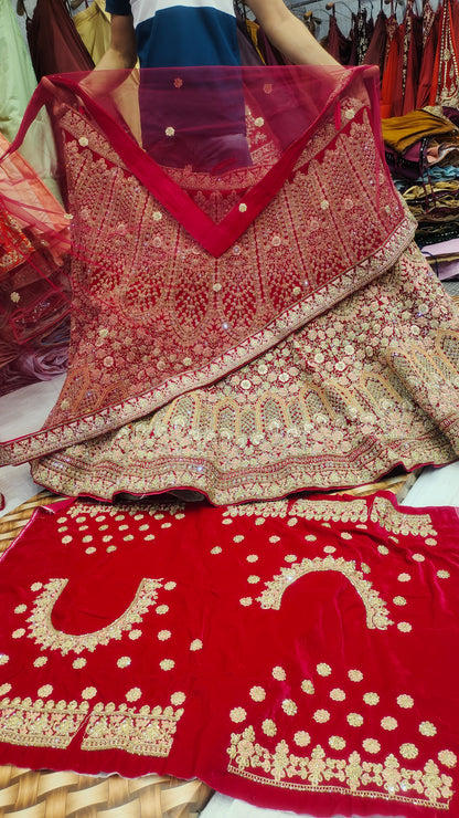 Red Bridal LEHENGA