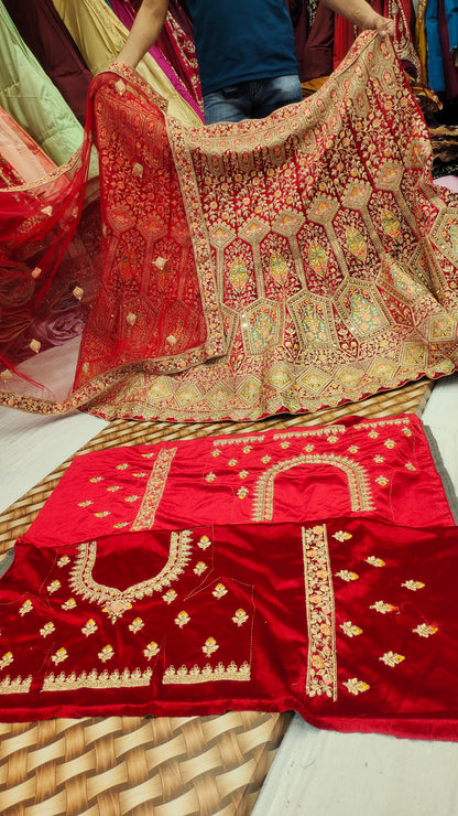 Multi colour pattern Lehenga