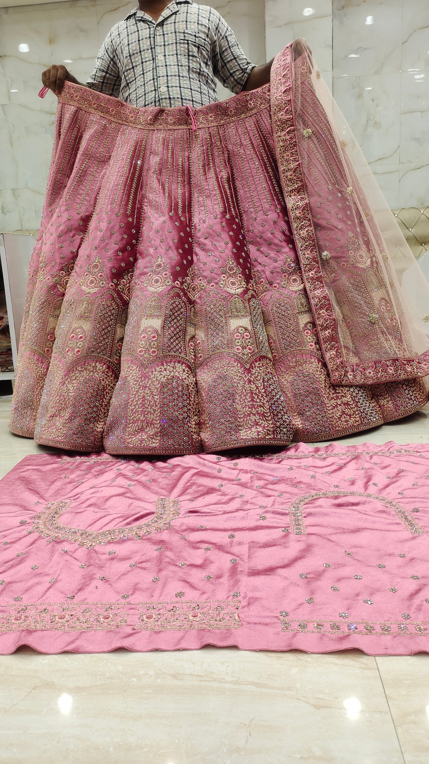 Pink Designer LEHENGA