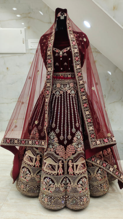 Doli Barat Jhumka Lehenga