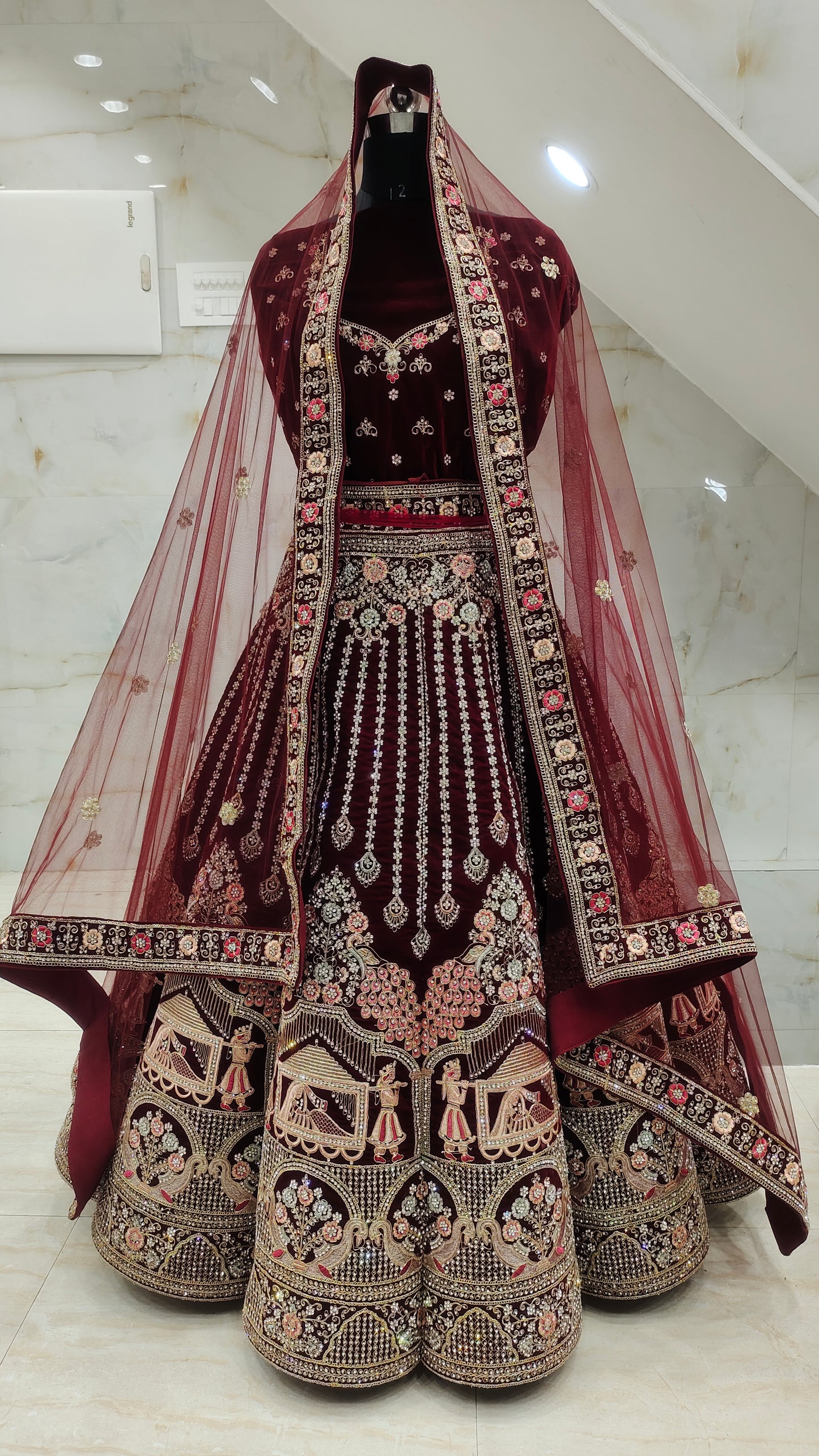 Doli Barat Jhumka Lehenga