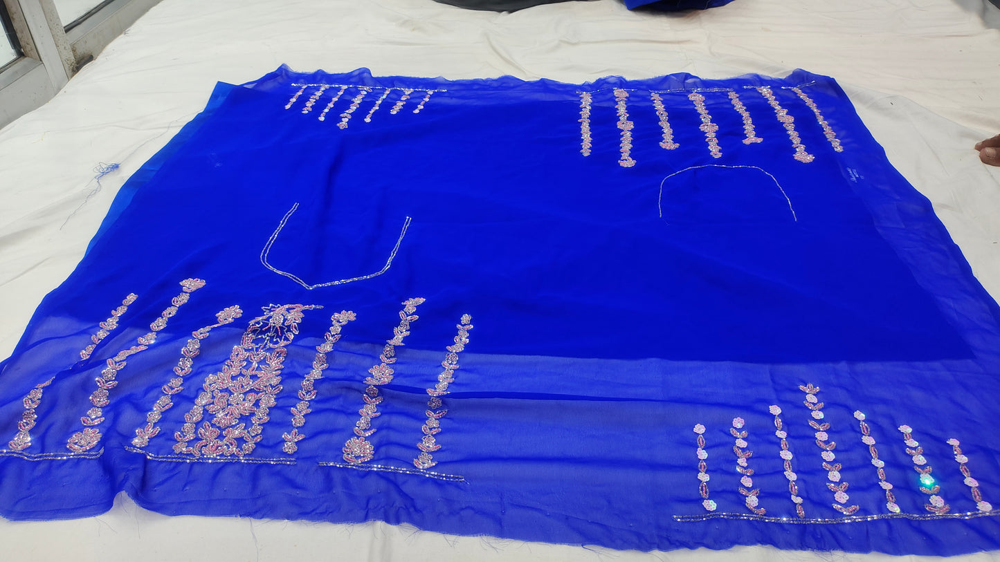 Royal Blue Lehenga