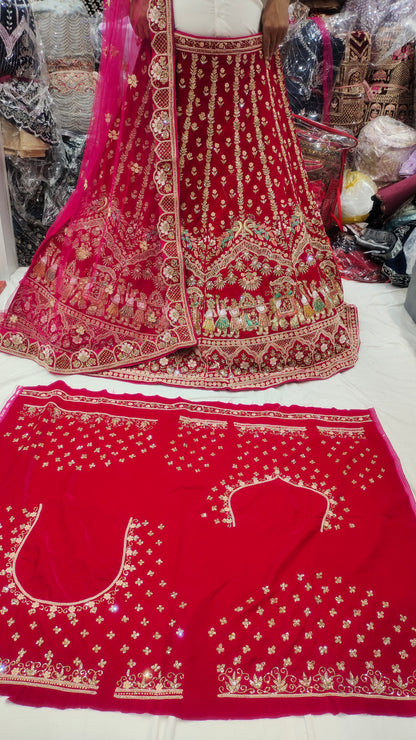 Fabulous Red lehenga