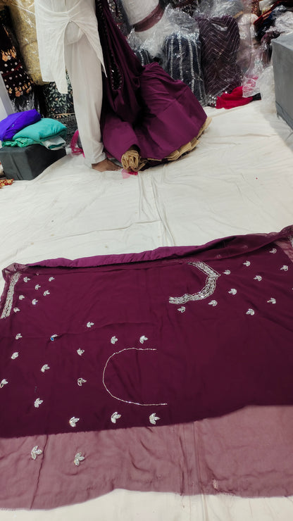 Violet purple Lehenga