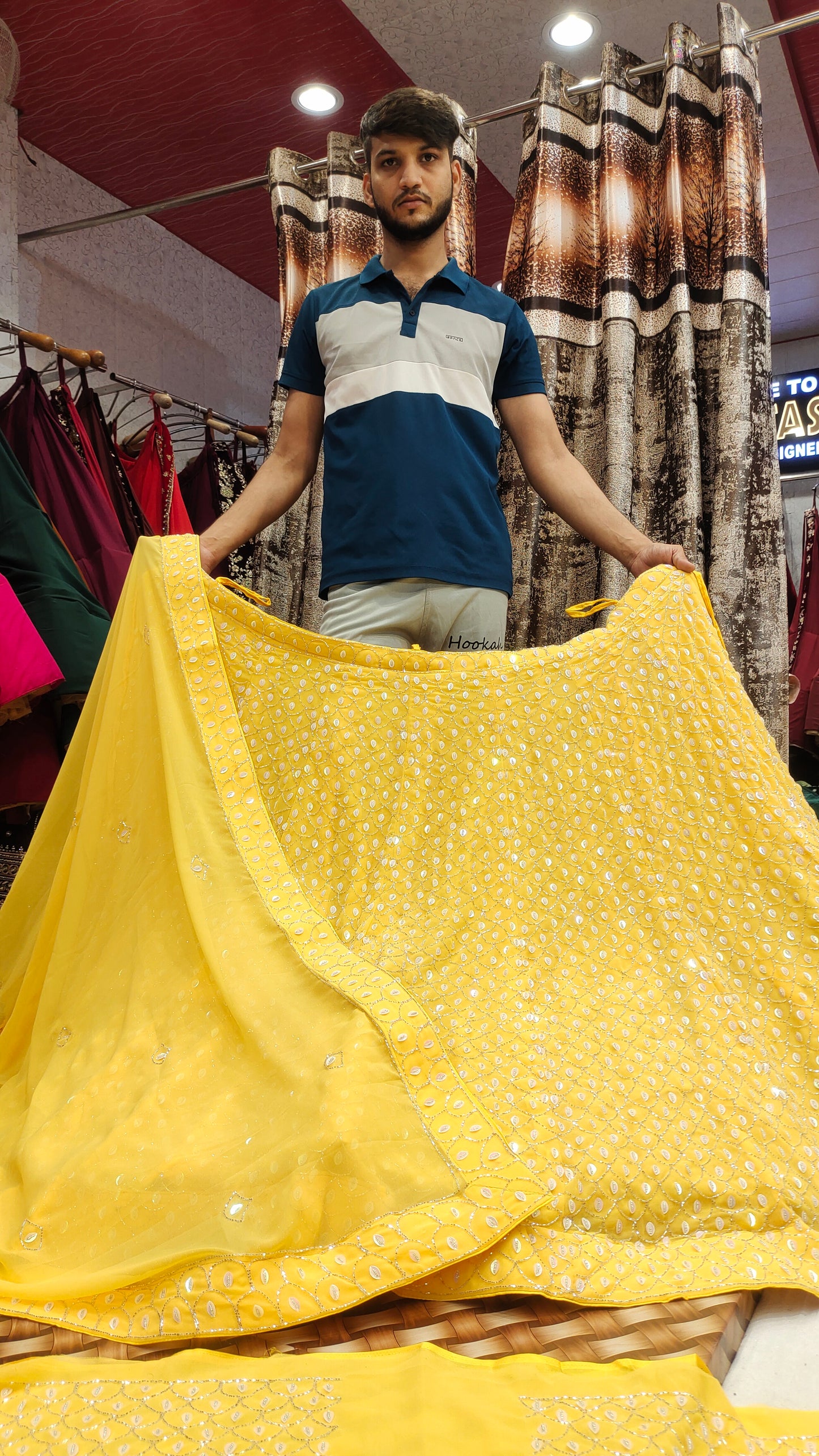 Haldi Mehendi Lehenga