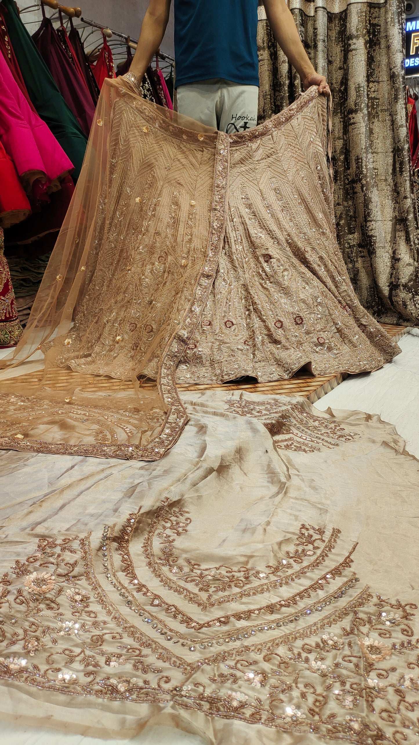 Goldenish Lehenga