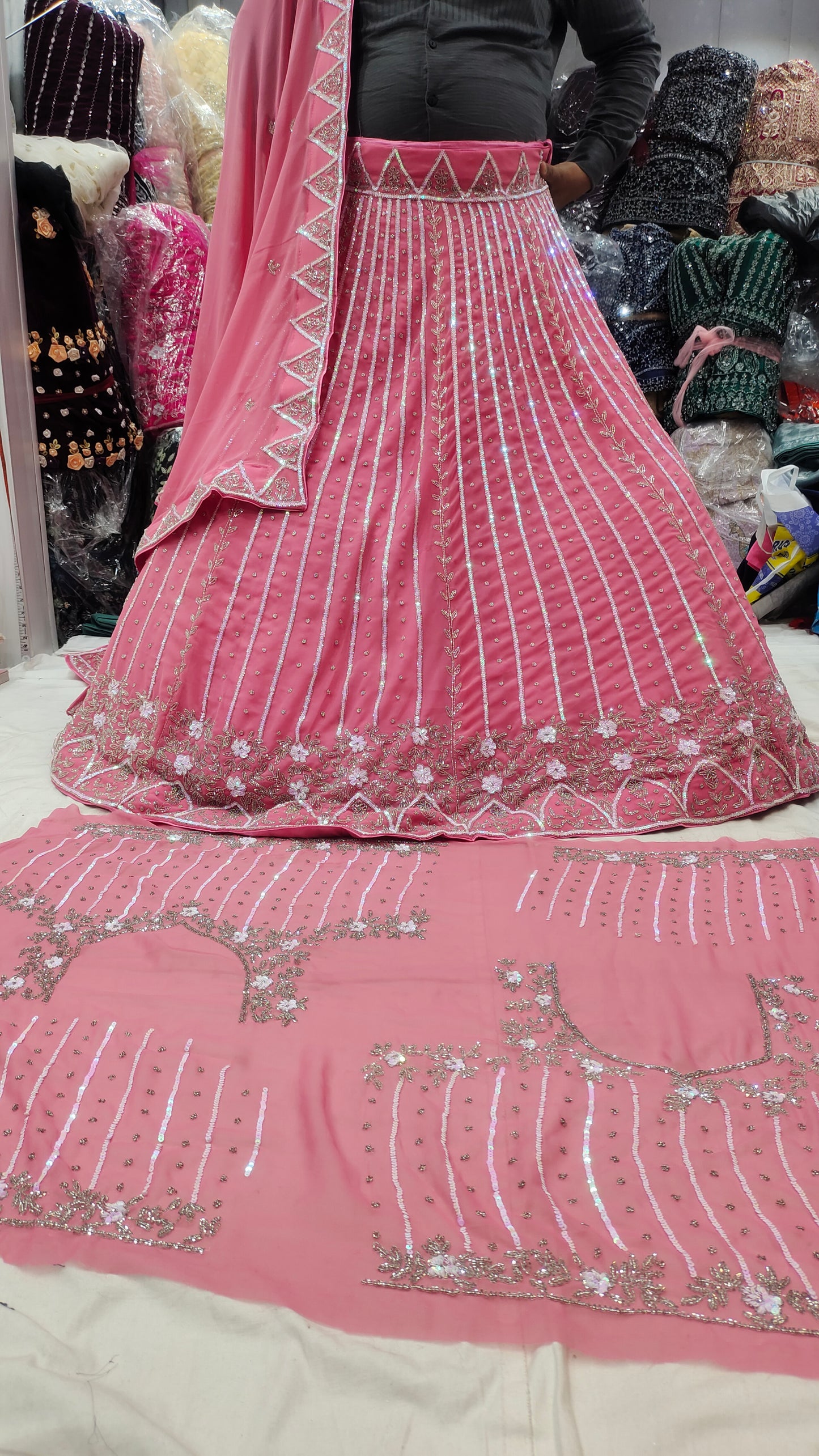 Pink LEHENGA