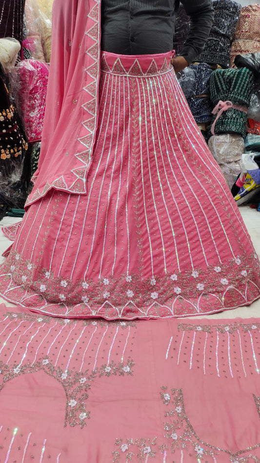 Pink LEHENGA