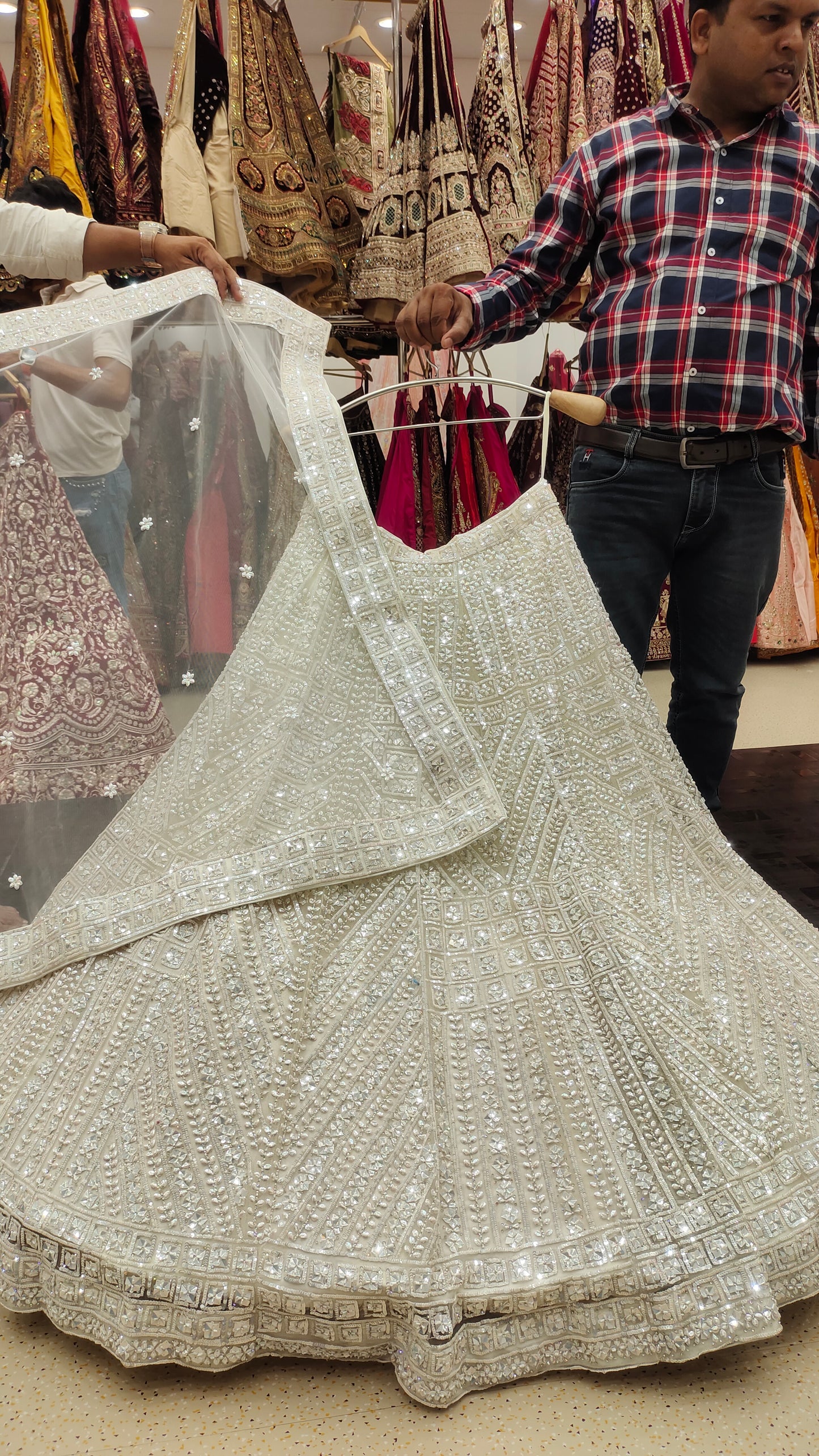 Lovely white Lehenga